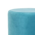 thumbnail image 2 of Safavieh Couture Elsworth Modern Glam Velvet Ottoman with Brass Base, 2 of 5
