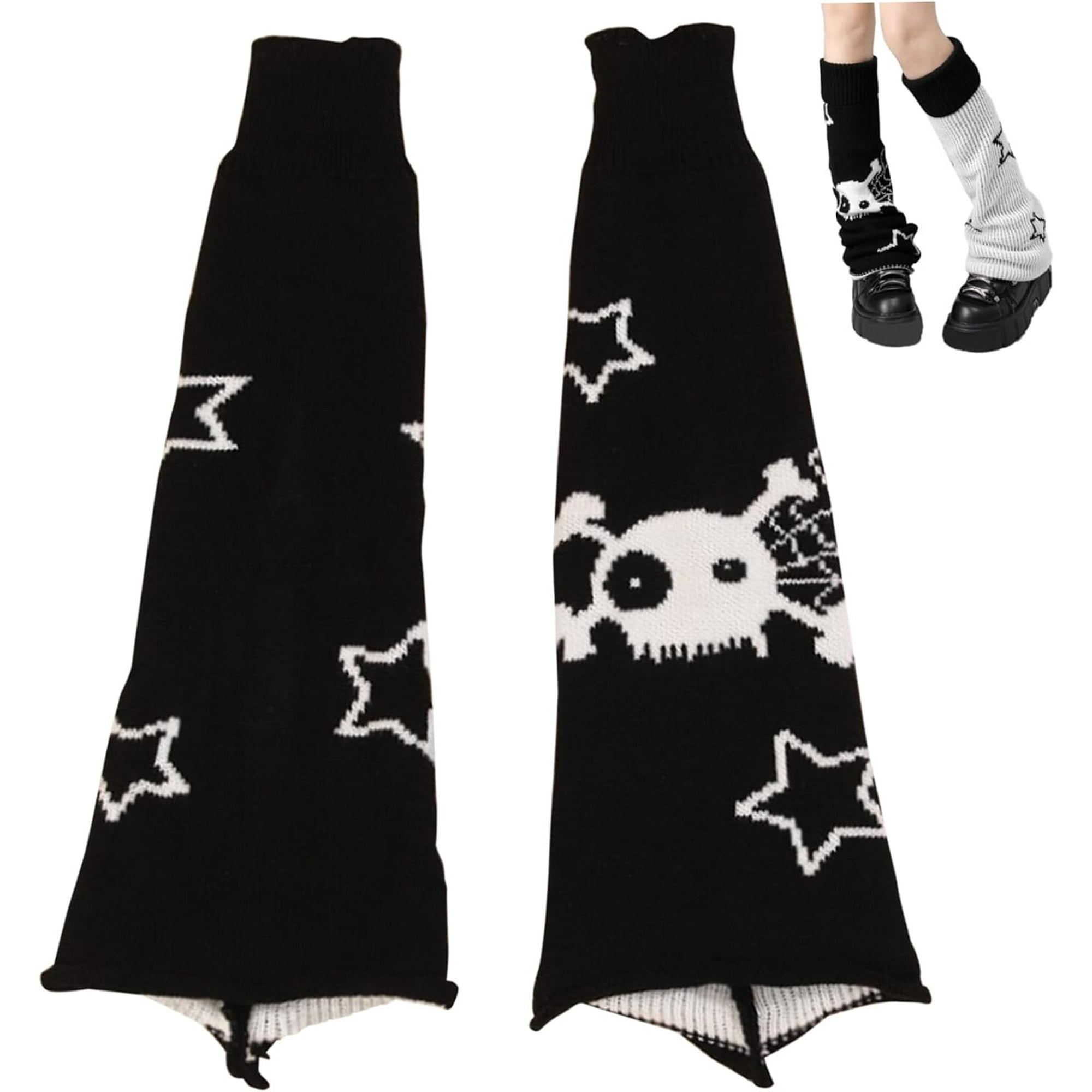 【新品】Y-3 LEG WARMER S/M SURJDE Leg Warmers for Women Legwarmers Ladies Gothic Skull