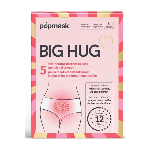 Popmask Big Hug Self Heating Patch, 5 Patches