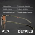 thumbnail image 2 of Oakley OO9286 Thurso Round Shaped Polarized Sunglasses for Men - Includes Official Eyewear Kit - Olive Ink Frame with Prizm Tungsten Lens, 2 of 5