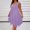 Purple, variant on ZZwxWA Womens Plus Size Summer Dresses Casual Irregular Sundress Spaghetti Strap Beach Cover Up Flowy Midi Vacation Dresses Solid Color