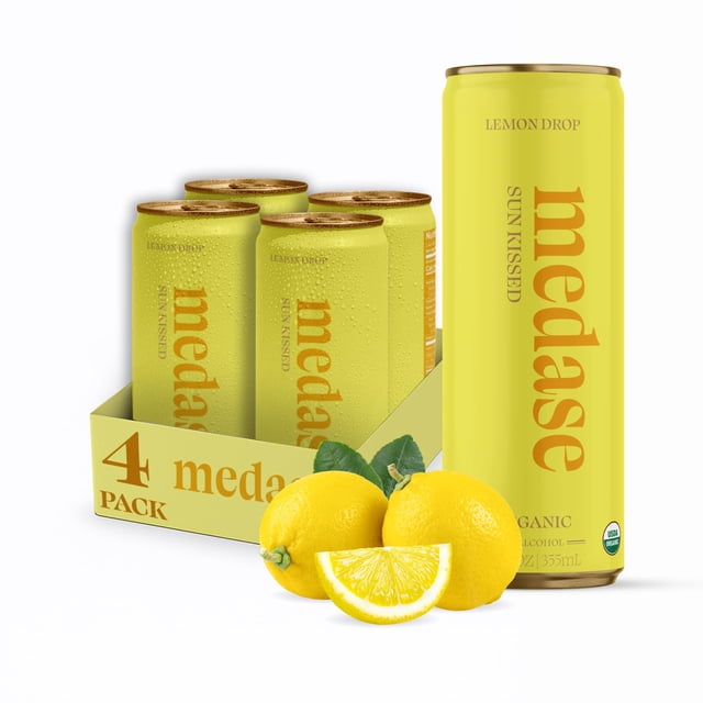 Mocktail Medase Lemon Drop 355 ml 4 unidades Orgánico Vegano