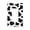 Single Gang, variant on Black And White Cow Skin Print Light Switch Cover Decorator No Device Blank Wall Plate 1-Gang Receptacle Outlet Decor
