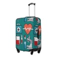thumbnail image 2 of Balery Medical Elements Luggage Cover Protector, Scratch And Dirt Resistant, Fits 18-32 Inch Luggage - Large, 2 of 9
