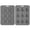 Gray9, variant on 9-Cavity Cat Shaped Silicone Mold for Chocolate, Pudding, and Ice Cubes, Flexible Non-Stick DIY Ice cube mold for Kitchen Treats and Party Favors