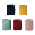 thumbnail image 3 of Youkk Tablet Sleeve Bag Shockproof Pouch Multi Pockets Simple Style Notebook Storage Case Charging Cable Organizer Office Pink 11inch, 3 of 6