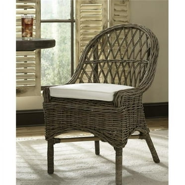 Padmas Plantation KUB12-S-2 Kubu Cross Weave Dining Chair