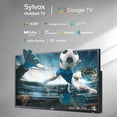 SYLVOX Outdoor TV, 75 inch Smart Outdoor TV with Newest Google TV