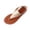 Rose Gold, variant on Leather T Strap Slingback Sandals For Women Open Toe Comfortable Non Slip Casual Footwear