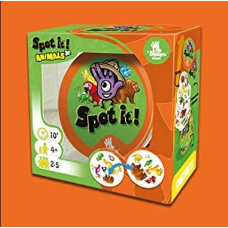 Spot it! Jr. Animals Card Game (The Best Animal Games)