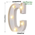 thumbnail image 7 of Walbest Decorative LED Illuminated Letter Marquee Sign, Alphabet Marquee Letters with Lights For Wedding Birthday Party Christmas Night Light Lamp Home Bar Decoration F, 7 of 7