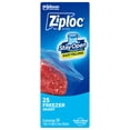 thumbnail image 6 of Ziploc Brand Freezer Food Storage Bags, School Supplies, with Grip 'n Seal Technology, Zipper, Quart, 25 Count, 6 of 10