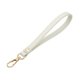 thumbnail image 3 of Llavero de cuero PU Uxcell, soporte de llaves con cierre de anillo dorado metálico anti pérdida para billetera o bolso, Blanco, 3 of 6
