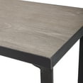 thumbnail image 2 of Uttermost Basuto Modern Iron Metal and Wood Console Table in Light Gray, 2 of 7