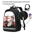 thumbnail image 2 of Balery Starfishes Shells Mochila con carga USB para hombre y mujer - Mochila impermeable y antirrobo para laptop con puerto USB para viajes, trabajo, 2 of 7