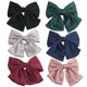 thumbnail image 1 of 6-piece Satin Large Bow Hair Clip Set, Hair Clip Large Bow Bow Bow Chiffon Spring Hair Clip Retro French Women's Style, 1 of 5