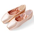 thumbnail image 3 of Zapatillas de ballet profesionales CHAO rosas con protector de puntera 18,5-19 cm, 3 of 5
