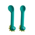 thumbnail image 2 of 2Pcs Baby Silicone Spoon Fork Set Baby Feeding Training Spoon and Fork for Baby, 2 of 3
