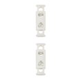 thumbnail image 4 of Jumpingount 100 Piezas Tapón de plástico Cordón Cordón Cerradura Agujero doble Clip de resorte Cordón Toggle Bag Ropa Blanco 12 2.50.8 Blanco 12 2.5*0.8 2Conjunto, 4 of 6