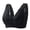 Black, variant on Gymayou Women Lace Seamless Wireless Bra Plus Size Front Snap Vest Style Bralette Front Closure Bras for Older Women Beige L