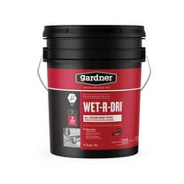 Gardner WET-R-DRI Gloss Black Patching Cement All-Weather Roof Cement 5 gal