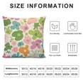 thumbnail image 5 of COMIO  Sage Green Pink Danish Pastel Flowers Throw Pillow Covers, Retro 70s Floral Throw Pillow Cases for Home Bedroom Living Room Office, Gifts for Flower Lovers Women Girls, 5 of 5