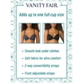 thumbnail image 2 of Vanity Fair Ego Boost, Adds Up to One Full Cup Size, Underwire Push Up Bras for Women, Ghost Navy, 38C, 2 of 4