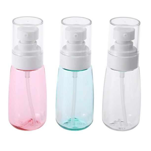 EeaseMX 3 botellas dispensadoras de líquido de 60 ml para almacenar jabón líquido, champú, loción corporal y gel de ducha.