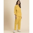 thumbnail image 2 of Moomaya Solid 2 Pcs Cotton Co-Ord Set, Everyday Wear Long Shirt With Pants, 2 of 8