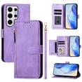thumbnail image 3 of Funda para Samsung Galaxy S24 Ultra 5G Cartera de Mano con Cremallera y Correa Cruzada Desmontable, 3 of 5