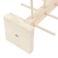 thumbnail image 4 of Esquirla Wood Sunglasses Eyeglass Rack Display Stand Holder Single Line for 4 Pairs, 4 of 8