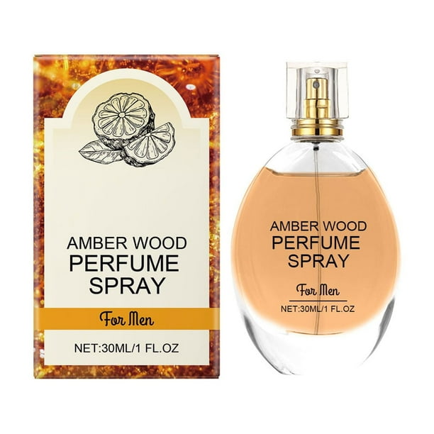 Spray de perfume de madera de ámbar de 30 ml que rezuma encanto fresco El ámbar es un perfume natural, elegante, duradero y portátil