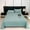 Green, variant on DELESYS Solid Color Bed Sheet Person Bed Sheet Washed Cotton Quilt Sheet, Flat Sheet Sold Separately - Super Soft Cotton Top Sheets, 230*220cm
