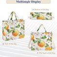 thumbnail image 6 of FORMRS Womens Corduroy Tote Bag Crossbody Shoulder Handbag with Pocket, Floral Watercolor Oranges, 6 of 7