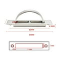 thumbnail image 1 of Tatami Handle Furniture Embedded Handle Knob Floor Cabinet Door Handle Concealed Push-pull Recessed Drawer Pull Hardware, 1 of 4