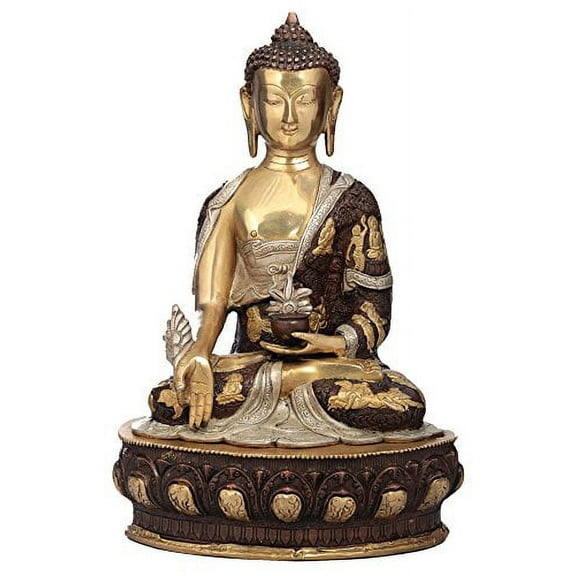 Medicine Buddha - Brass Statue