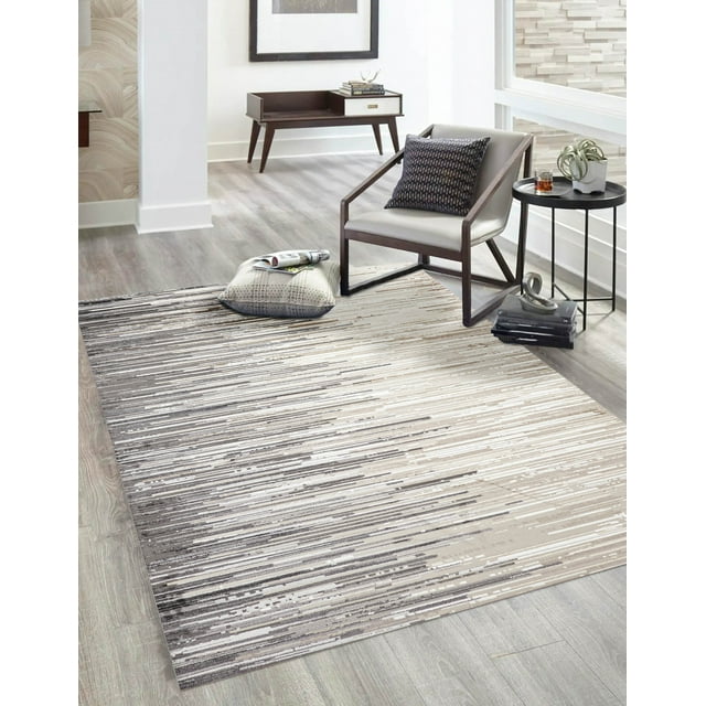 ECARPET Efes Contemporary/Modern Area Rug for Living Room, Bedroom, Dining Room, Entrance, Hallway and More