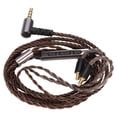 thumbnail image 4 of Cable De Repuesto Para Auriculares, Funda De Alambre De PVC De Bronce, Cable De Actualización De Auriculares HiFi, Enchufe Chapado En Oro Con Control De Cable De Micrófono Para, 4 of 8