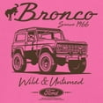 thumbnail image 3 of Ford Bronco Wild and Untamed Since 1966 Women's Tank Top Vintage Off-Road 4x4 Adventure Retro Truck Licensed, 3 of 7