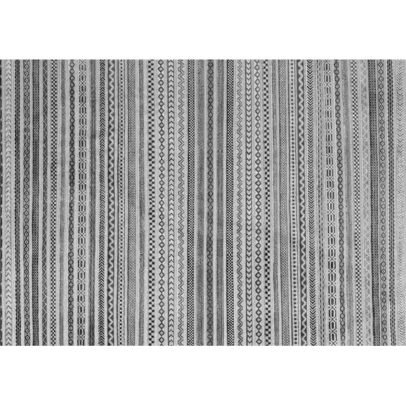 Ahgly Company Indoor Rectangle Oriental Gray Modern Area Rugs, 2' x 3'
