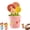 Pink, variant on Ceramic Flower Measuring Spoons & Cups Set – 4 Pcs with Flower Pot Base, Cute Baking Tools for Kitchen