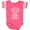 Football Pink and White, variant on Inktastic Handpicked for Earth by My Great Grandpa in Heaven Boys or Girls Baby Bodysuit