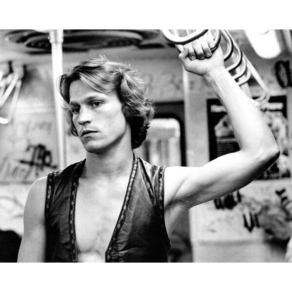The warriors 1979 Michael Beck as Swan on New York subway train 8x10 photo