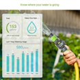 thumbnail image 2 of RAINPOINT Digital Water Flow Meter LCD Outdoor Garden Hose Water Consumption Flow Rate Measure 3/4in, 2 of 5