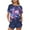 Purple Axolotl, variant on Yuyamidu Western Horse Womens Summer Pajama Set with Pockets 2 Piece Crew Neck Short Sleeve Top With Short Pants Sleepwear Brown Lounge Sets