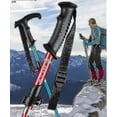 thumbnail image 3 of Collapsible Aluminum Hiking Poles With Quick Lock System, Folding, Telescopic, Ultralight For Senior Trekking, Backpacking, Hiking, 3 of 5