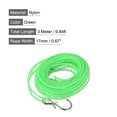 thumbnail image 2 of Tendedero Portátil 9.84 Pies Nylon Viento Resistente Antideslizante Lavado Línea Cuerda Para Patio Exterior Viajes Campamento Lavandería Secado Verde Unique Bargains, 2 of 5
