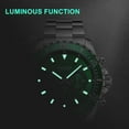 thumbnail image 6 of MEGIR Luxury Business Quartz Watch Men Stainless Steel Chronograph Waterproof Sports Wristwatches, 6 of 10
