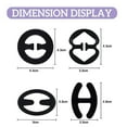 thumbnail image 2 of Bra Strap Clips, 12Pcs Bra Clips for Back, Anti-Slip Bra Straps Holder, Buckles Cleavage Control Clips for Bra, 2 of 6