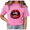2-Pink, variant on Giffimy Women's Blue Hip-Hop Lip Art Tee Vintage Washed T-Shirt Short Sleeve Relaxed Fit Top